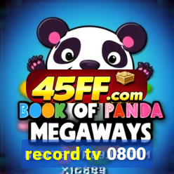 record tv 0800